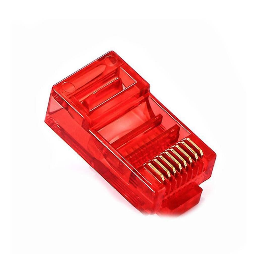 Rj45 Rj45 Cat6 8P/8C Kırmızı Soket (100Lü Paket) (491491)