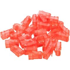 Rj45 Rj45 Cat6 8P/8C Kırmızı Soket (100Lü Paket) (491491)