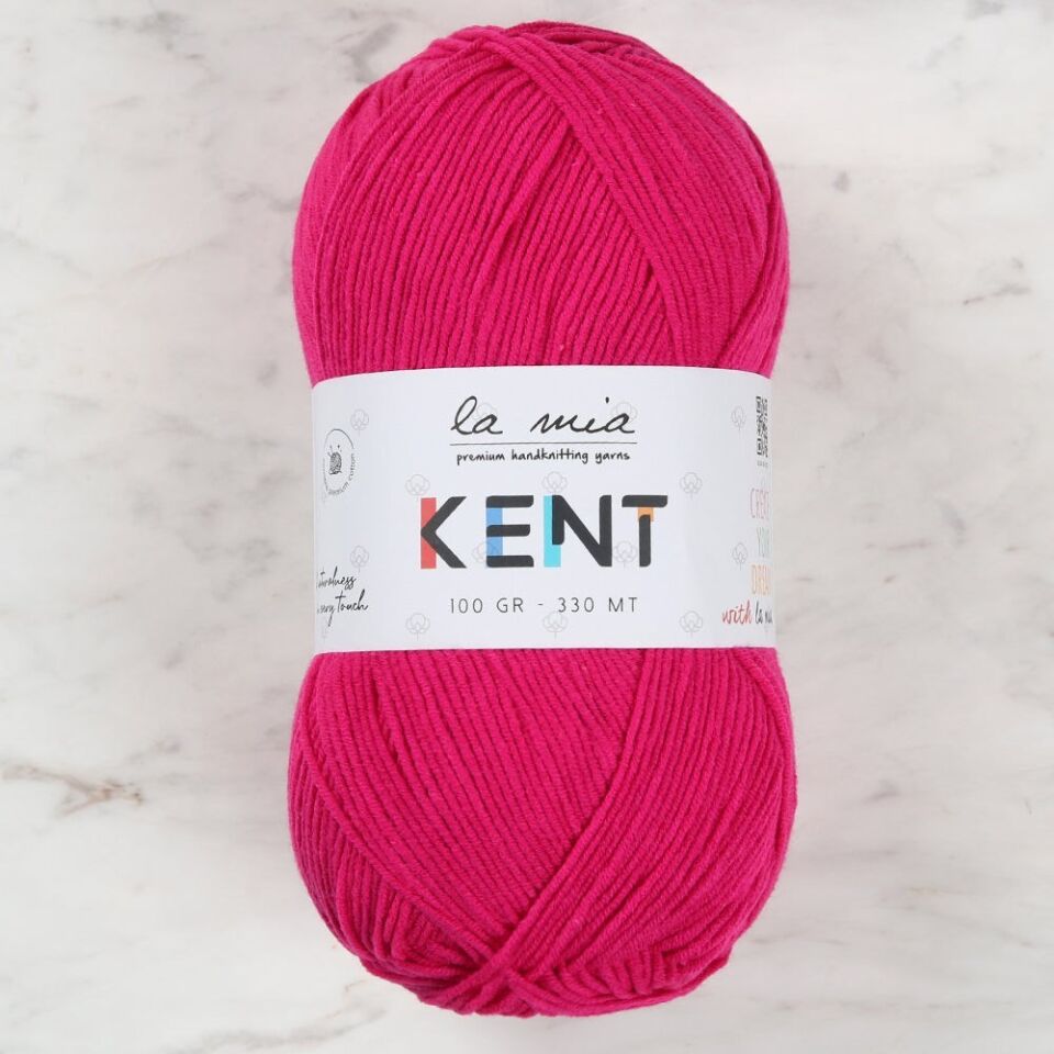 La Mia Kent Fuşya El Örgü İpi - L030