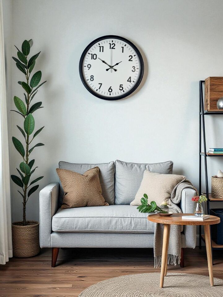 36 Cm Siyah Duvar Saati