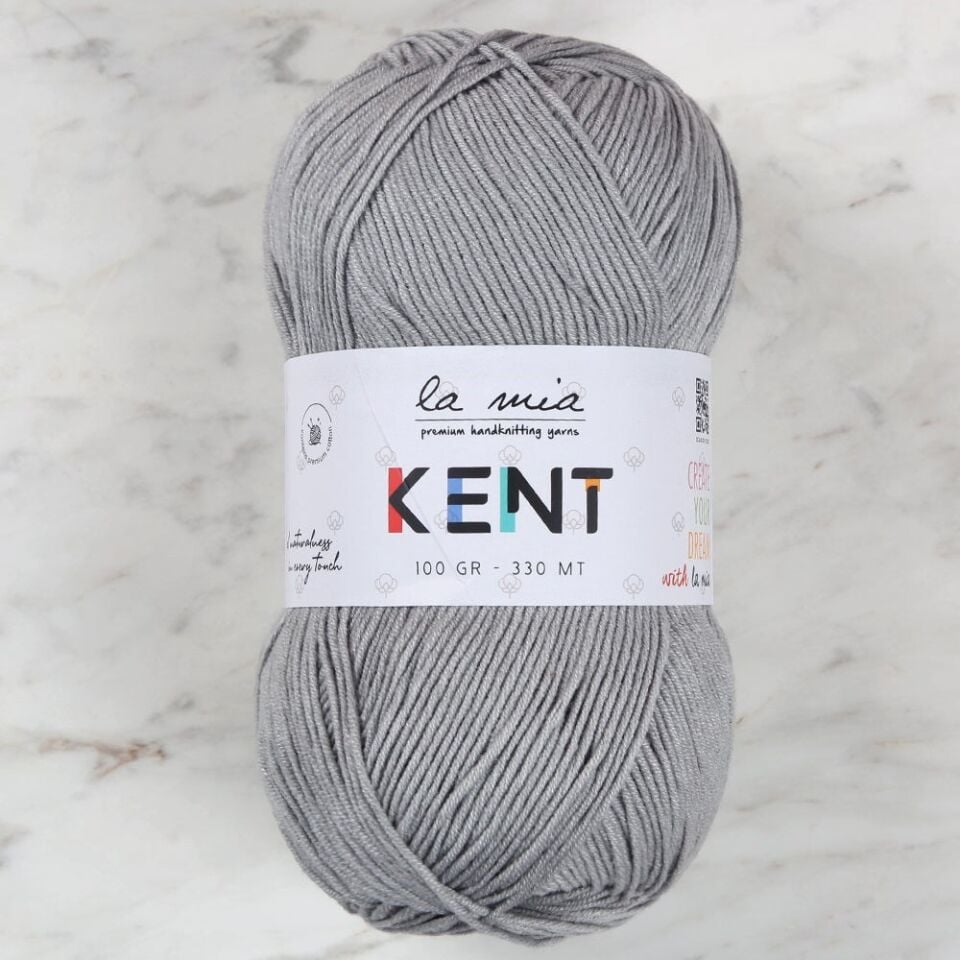 La Mia Kent Gri El Örgü İpi - L111