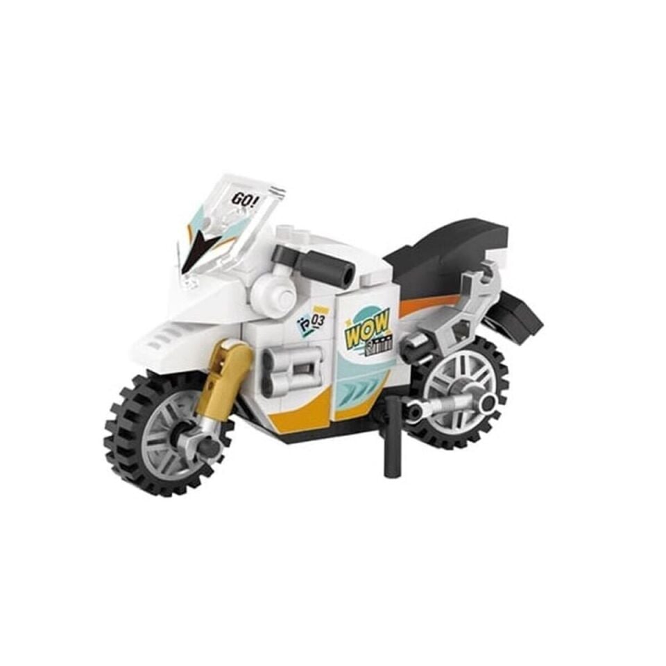 LZ-8624 LOZ MOTORSİKLET 120 PARÇA BLOCK OYUNCAK MİNİ POŞET