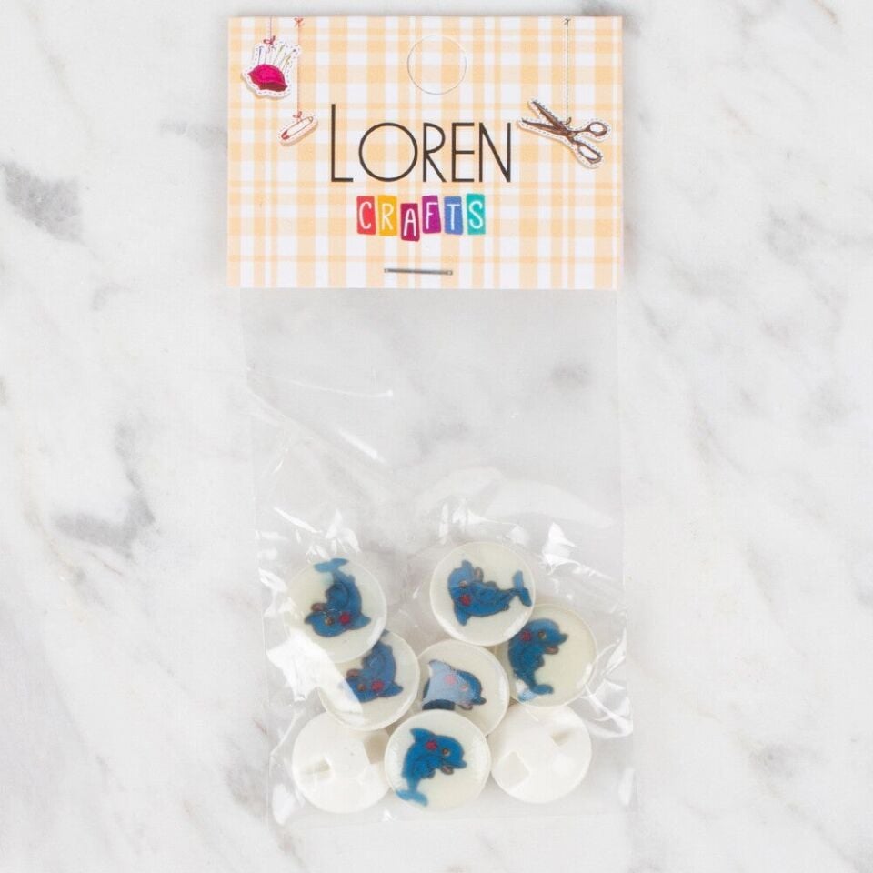 Loren Crafts 8 li Düğme - 680