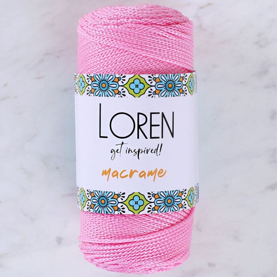 Loren Macrame Pembe El Örgü İpi - RM 074 - 34332