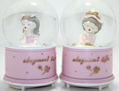 Kar Küresi Işıklı Müzikli 13 Cm No 2