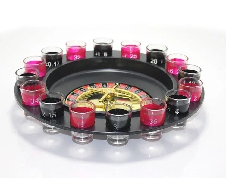 16'li Shot Bardaklı Rulet Oyunu