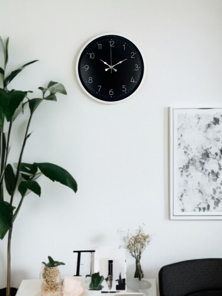 36 Cm Dekoratif Sade Duvar Saati