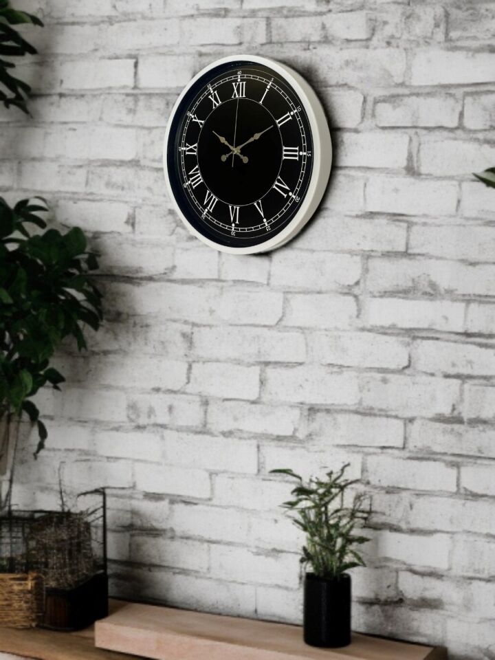 36 Cm Beyaz Dekoratif Duvar Saati