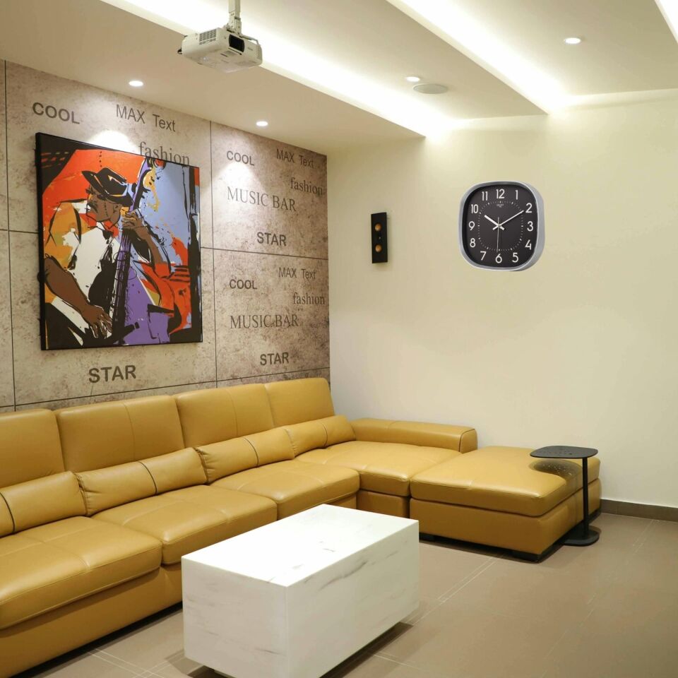 Krom 31 Cm Dekoratif Lüks Duvar Saati