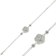 925 Ayar Gümüş Papatya Bileklik BR0460319 (491491)