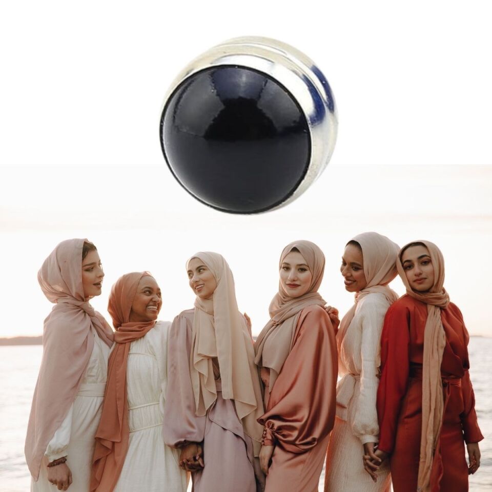 AD Tekli Güçlü Mıknatıslı Eşarp Şal Mıknatısı