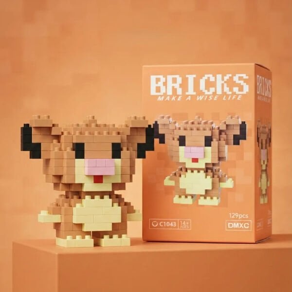 Bricks Aslan Kral Simba Mini Lego Figürü