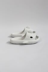 WG500 Köpekbalığı Beyaz Unisex Tam Ortopedik Terlik Shark Slides Cocuk