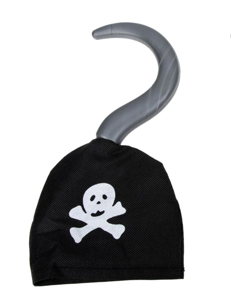 Mey İthalat® Korsan Kancası Kumaş Malzemeden İmal Korsan Eli Arma Baskılı