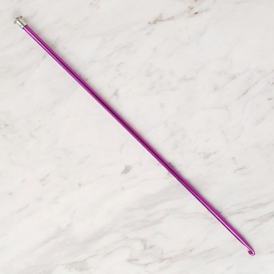 Loren Crafts 6 mm 35 cm Mor Renkli Metal Gagalı Ör