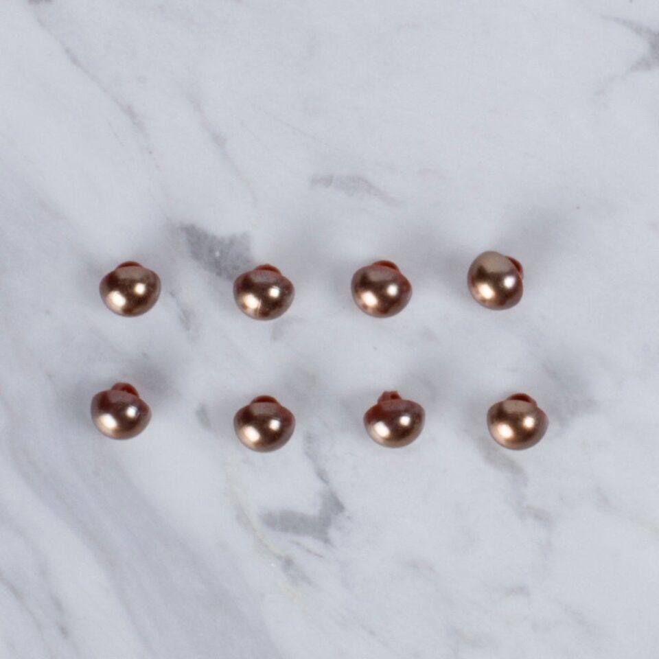 Loren Crafts 8 li Kahve Düğme - 0144