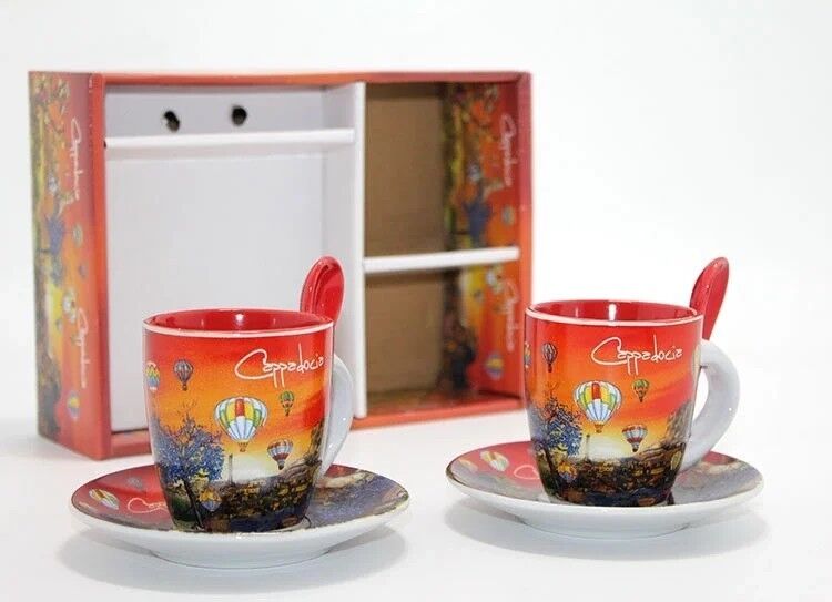 Yöresel İkili Fincan Seti