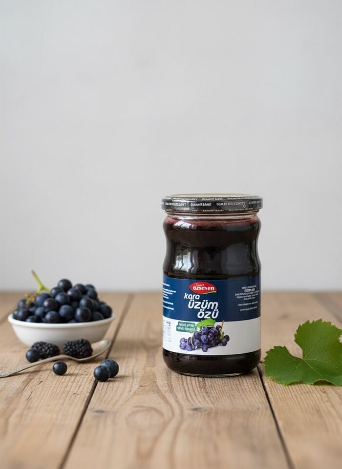 Özseven Kara Üzüm Özü 800gr - %100Doğal - Şeker İlavesiz