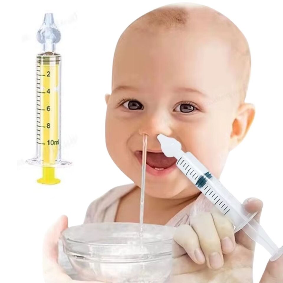 AD Yeniden Kullanılabilir, Manuel Burun Temizleyici 10ml Kapasiteli Burun Açıcı Şırınga