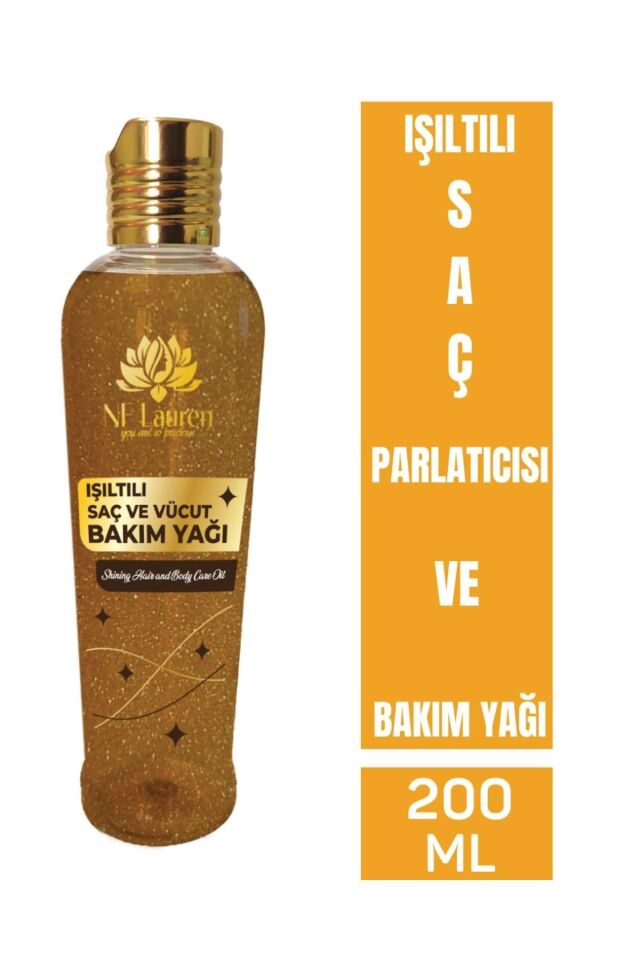 Işıltılı Saç Parlatıcısı Ve Bakım Yağı 200 ml