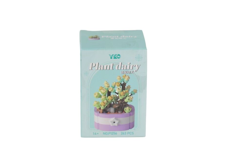 P1256 PANLOS SİMÜLASYON ÇİÇEK SERİSİ 263 PARÇA BLOCK OYUNCAK