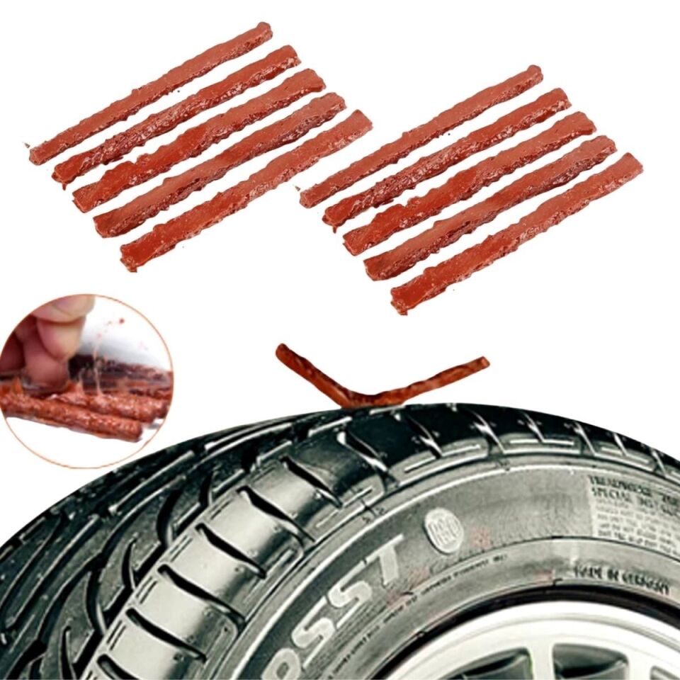 AD 10 Adet Lastik Onarım İçin Lastik Tamir Fitili Yedek Lastik Fitili