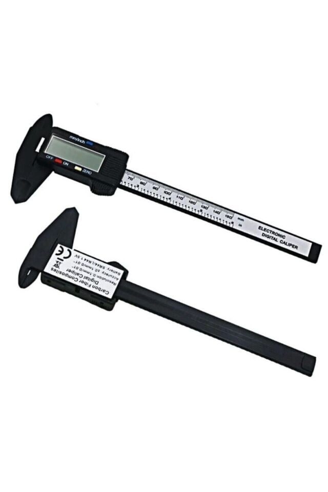 AD 150 Mm Dijital Kumpas Elektronik Fiber Karbon Kaplı Plastik - Kumpas