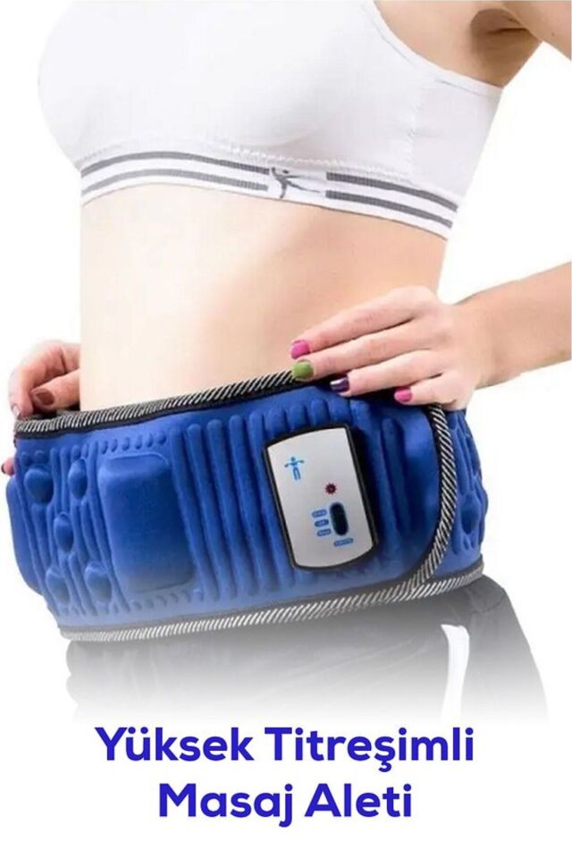 Titreşimli Masaj Kemeri- Kas Gevşetici Masaj Aleti Ve Vücut Şekillendirme Cihazı