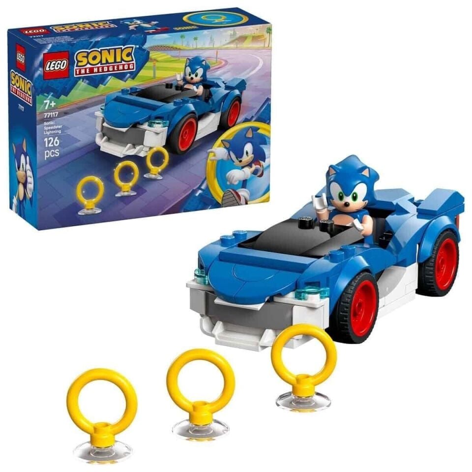 77117 Lego Sonic the Hedgehog Sonic: Speedster Lightning 126 parça +7 yaş