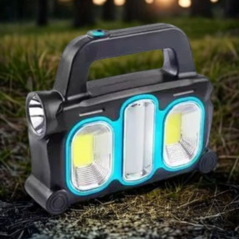 AD  Hurry Bolt Güneş Enerjili Taşınabilir Çalışma Lambası – Powerbank Özellikli