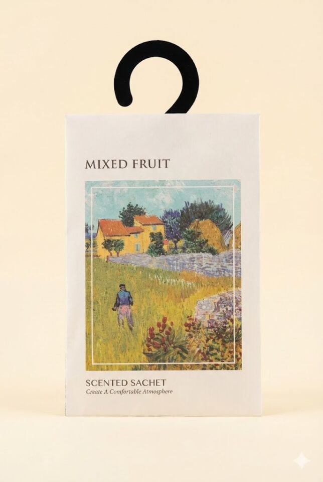 sonx MİXED FURİT   Dolap ve Çekmece Kokusu –1 ADET Askılı Koku Poşeti,  Uzun Ömürlü Koku