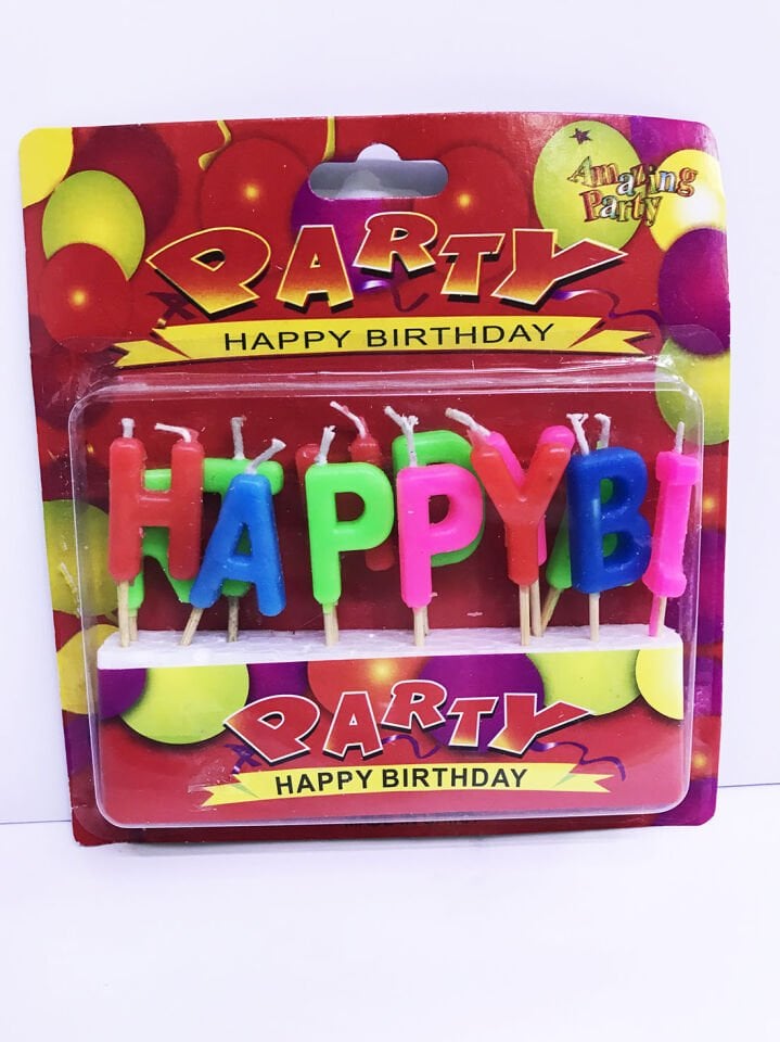 Renkli Happy Birthday Mum