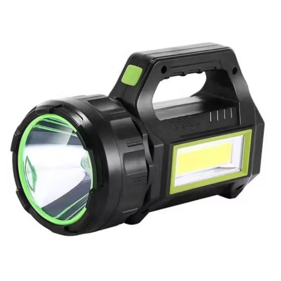 AD  Şarjlı LED El Feneri 10W Taşınabilir Acil Durum Lambası USB Şarjlı & Yan COB Işıklı