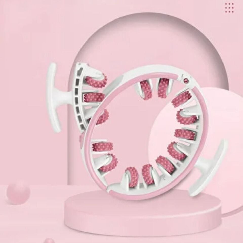 AD 14 Tekerlekli 360° Selülit Karşıtı Masaj Aleti – Çıkarılabilir 3 Tekerleği Çıkarılabilen, Bacak, Kol ve Karın İçin Sıkılaştırıcı Masaj Rulosu