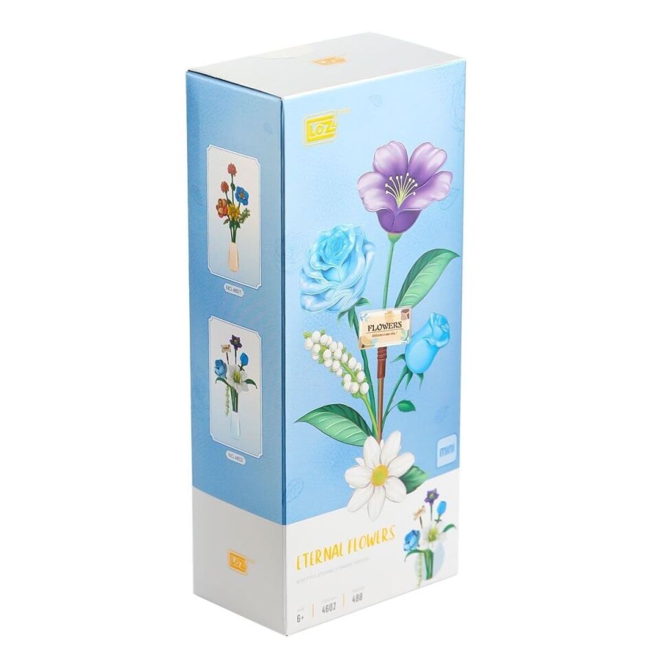 LZ4602 LOZ Çiçek Blok Seti 488 Parça -Vagon life