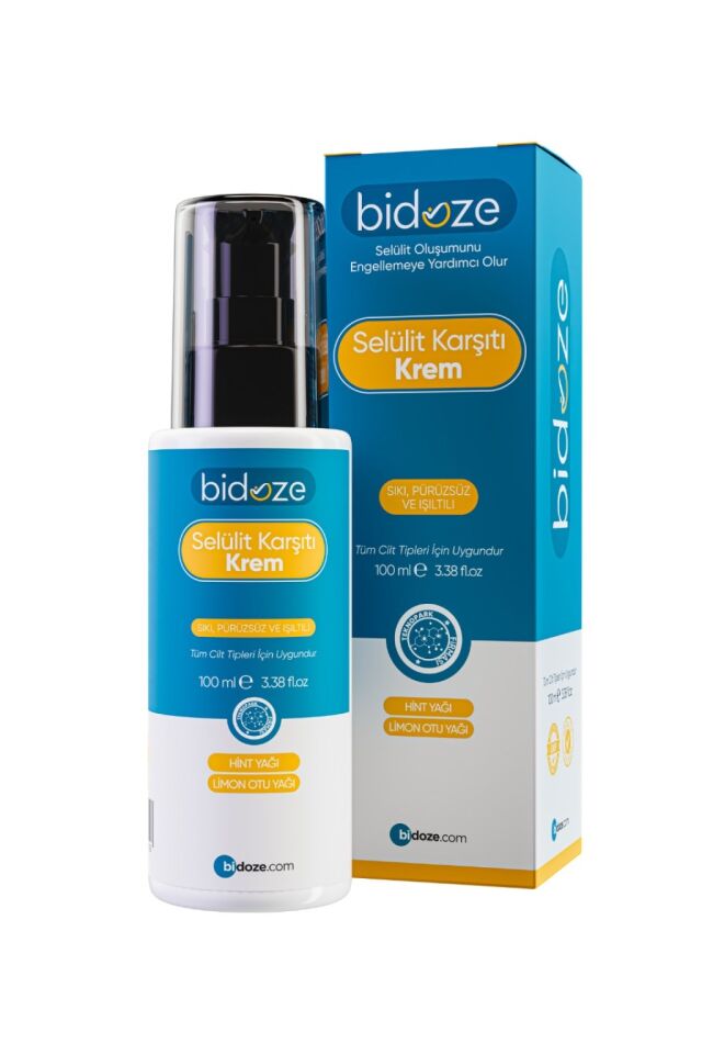 Bidoze Selülit Karşıtı ve Sıkılaştırıcı Vücut Kremi 100 Ml.