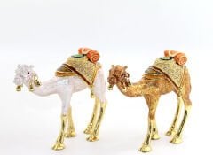 Swarovski Taşlı Tekli Deve Figürü Model 3