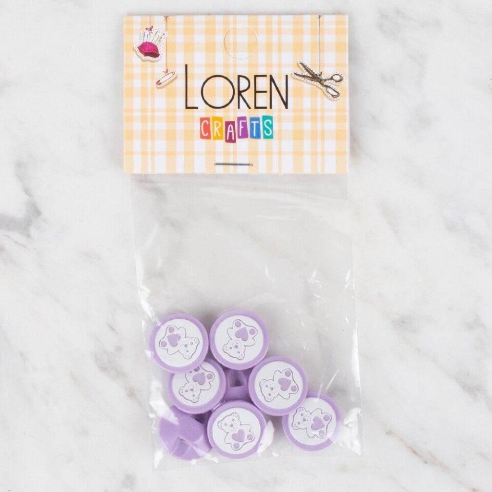Loren Crafts 8 li Düğme - 406