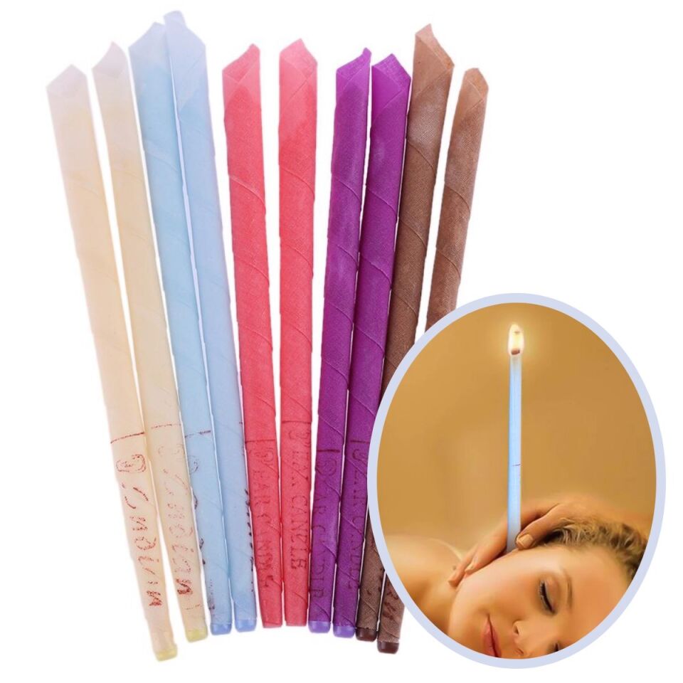 AD Evde Doğal Aromaterapi Kulak İçi Buşon Dış Kulak Bakım Aracı Kiri Temizleme Mumu Balmumu Wax