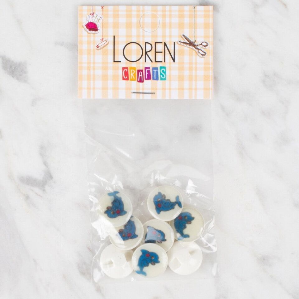 Loren Crafts 8 li Düğme - 680