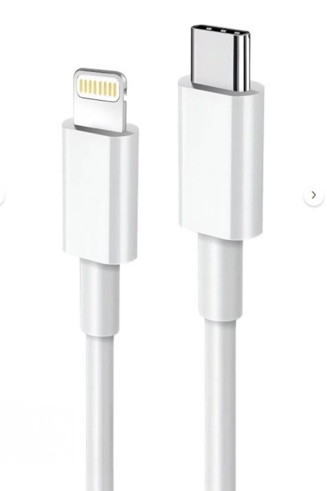 iPhone Lightning USB Şarj ve Data Kablosu 3A Hızlı Şarj Dayanıklı 1 Metre
