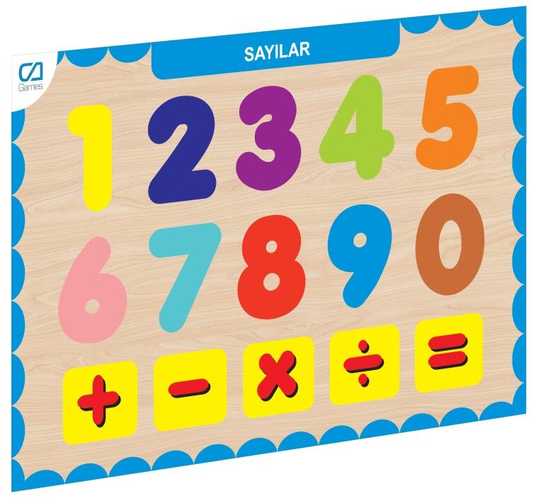 CAAHS-3207 CA GAMES AHŞAP SAYILAR BUL-TAK