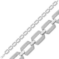 925 Ayar Gümüş Zirkon Taşlı Kadın Bileklik T6962 (491491)