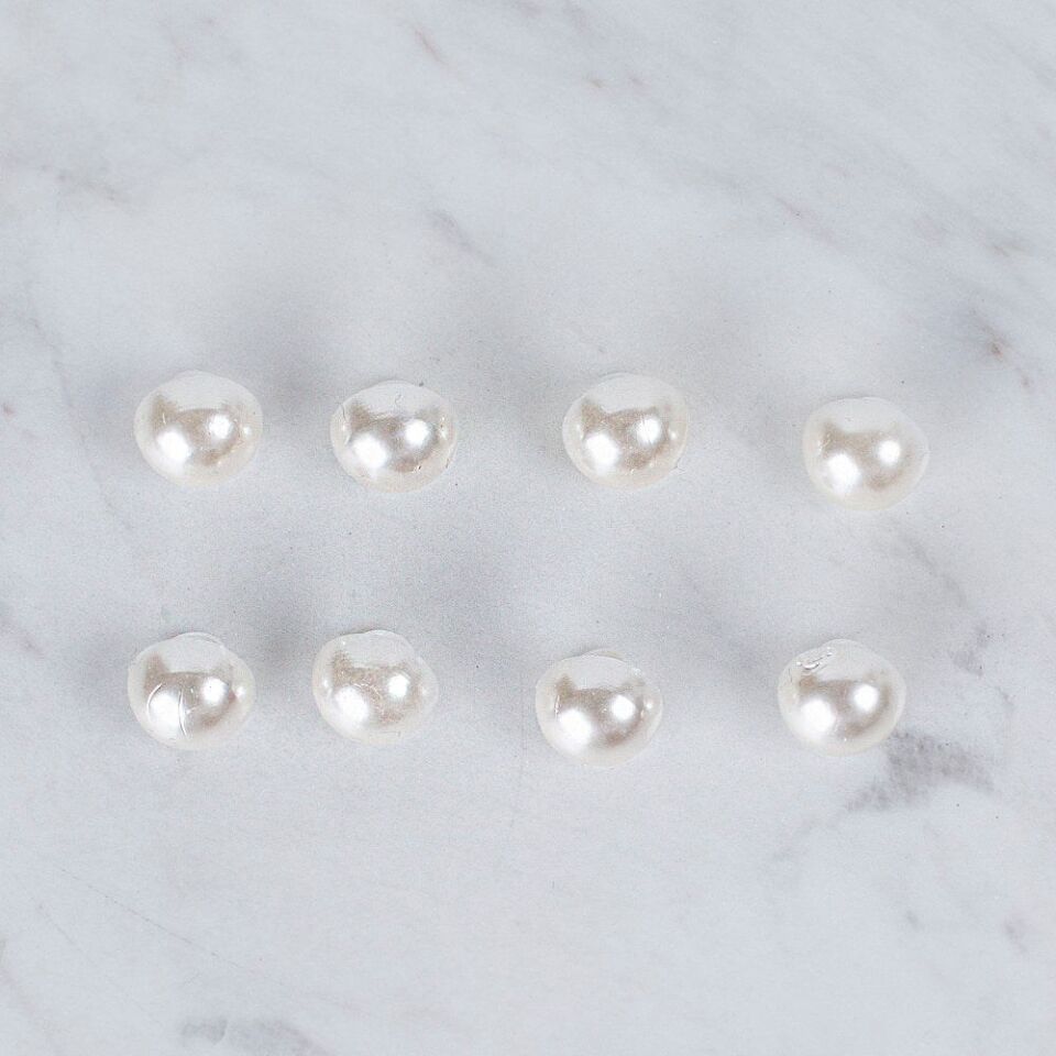 Loren Crafts 8 li Fildişi Düğme - 0142