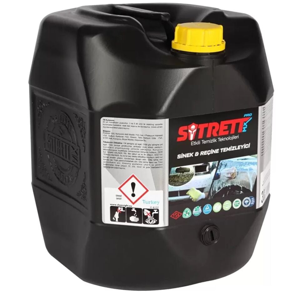 SİTRETT MX Kuş Pisliği, Sinek, Böcek, Reçine Temizleyici Pro 20 kg