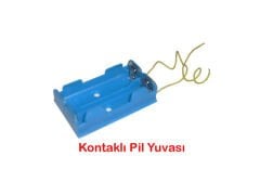 Pil Yuvası - Okul Deney Pil Yatağı 100 Adet (491491)