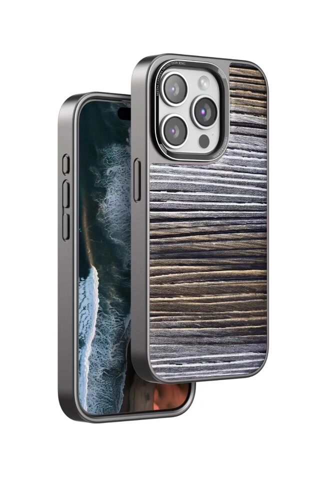 Mey İthalat®  iPhone 14 Pro Wave Kapak - Sarı