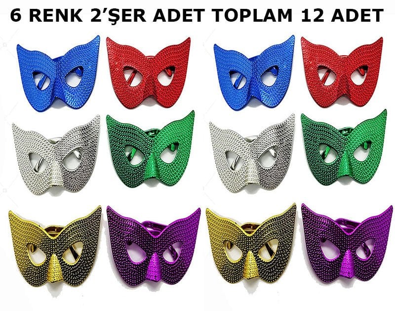 Retro Maskeli Balo Parti Gözlüğü