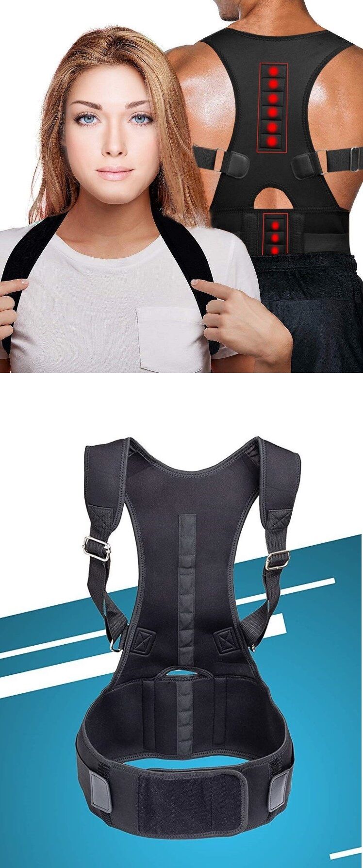 Dik Duruş Korsesi Ayarlanabilir Posturex Manyetik Korse (491491)