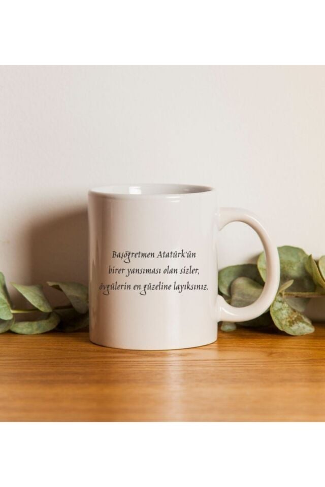 Öğretmenler Gününe Özel Atatürk Sözlü Kupa